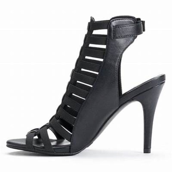 NWOT CANDIE’S Caged Gladiator Sandal Heels Size 7 - Picture 2 of 8